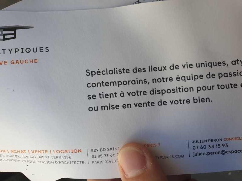 Immobilier conseiller rive gauche vous propose un T2 avec terrasse sans vis-à-vis sur le quartier de Montparnasse à Paris