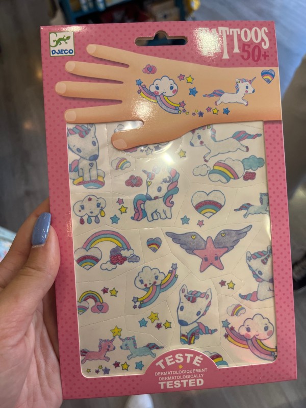 Ou trouver des tatoos / tatouages licorne pour enfant à Marseille 13006