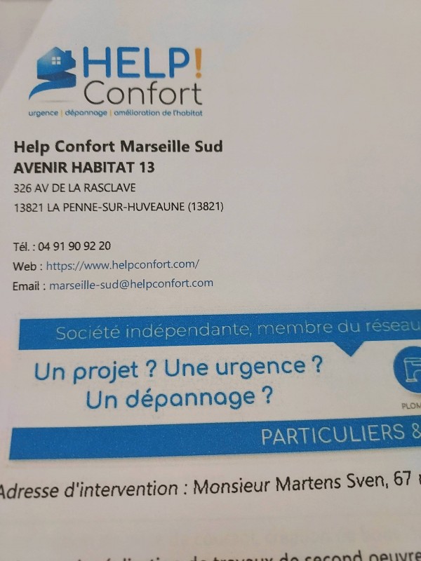 Devis pour réalisation de travaux de rénovation et secondaire dans un appartement à Marseille 1308