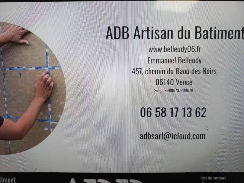 Pose d'un carrelage pour une terrasse de 100 m² sur le secteur de Saint-Paul-de-Vence dans le 06