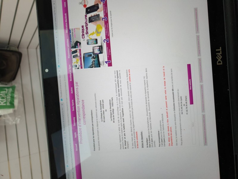 Réparation ou changement d'une vitre cassée de Iphone 6S Paris