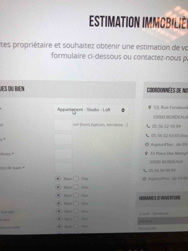 Trouver une agence immobilière pour réaliser une estimation gratuite de mon appartement sur Bordeaux centre-ville