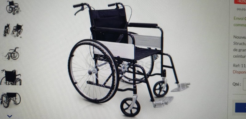 location de fauteuil roulant sur Paris 1er arrondissement